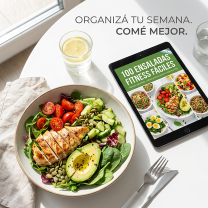 100 Ensaladas Fitness para Transformar tu Alimentación - Recetas fáciles