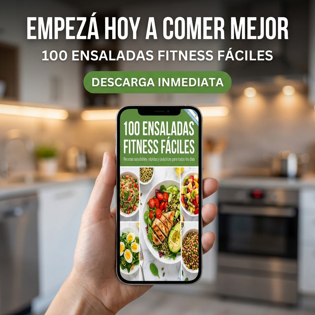 100 Ensaladas Fitness para Transformar tu Alimentación - Recetas fáciles
