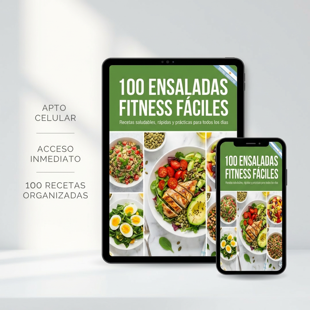 100 Ensaladas Fitness para Transformar tu Alimentación - Recetas fáciles